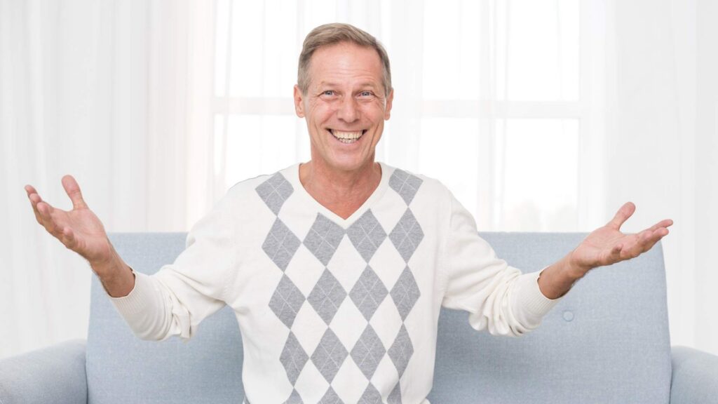 Happy senior man after Ketamine for Nerve Pain in Centennial, CO treatment